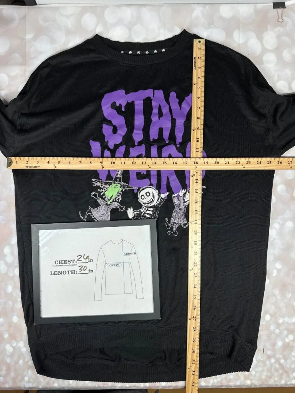 Disney Large 12 14 Nightmare Before Christmas Oversized Sleepwear - Picture 8 of 8